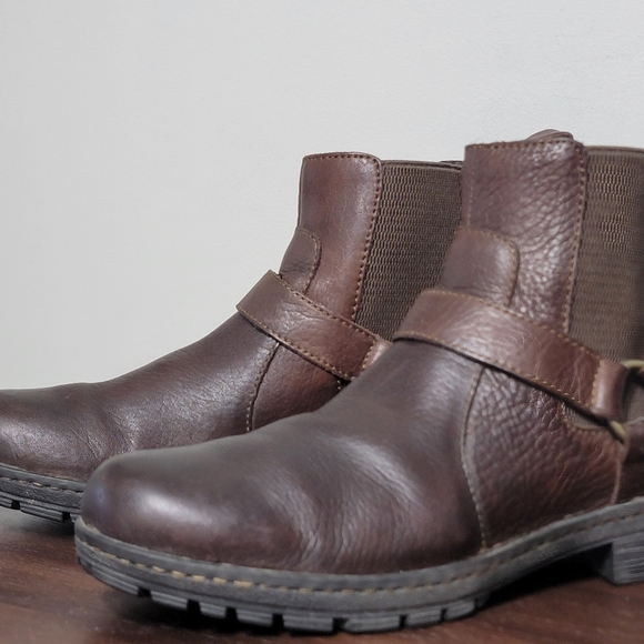 😎Host Pic👀 BORN Men's Brown Leather Brunell Boots Size 11 - Picture 12 of 12